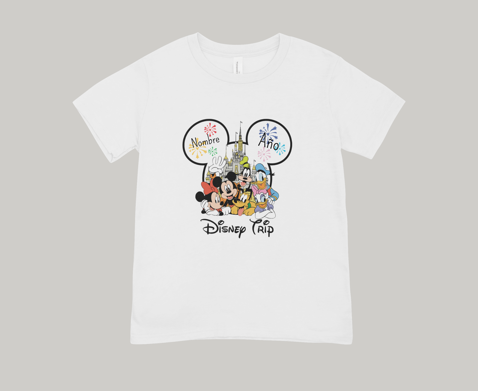 Playera Disney Trip Hug Castle