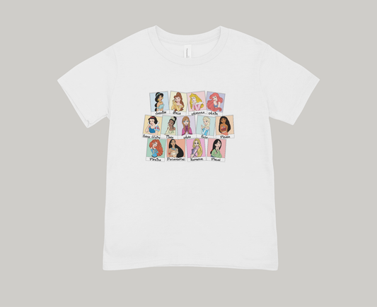 Playera Collage Princesas