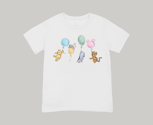 Playera Globos Winnie Pooh